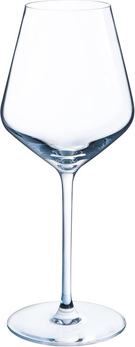 Set van 4 witte wijnglazen 29 cl voor een elegante tafelsetting