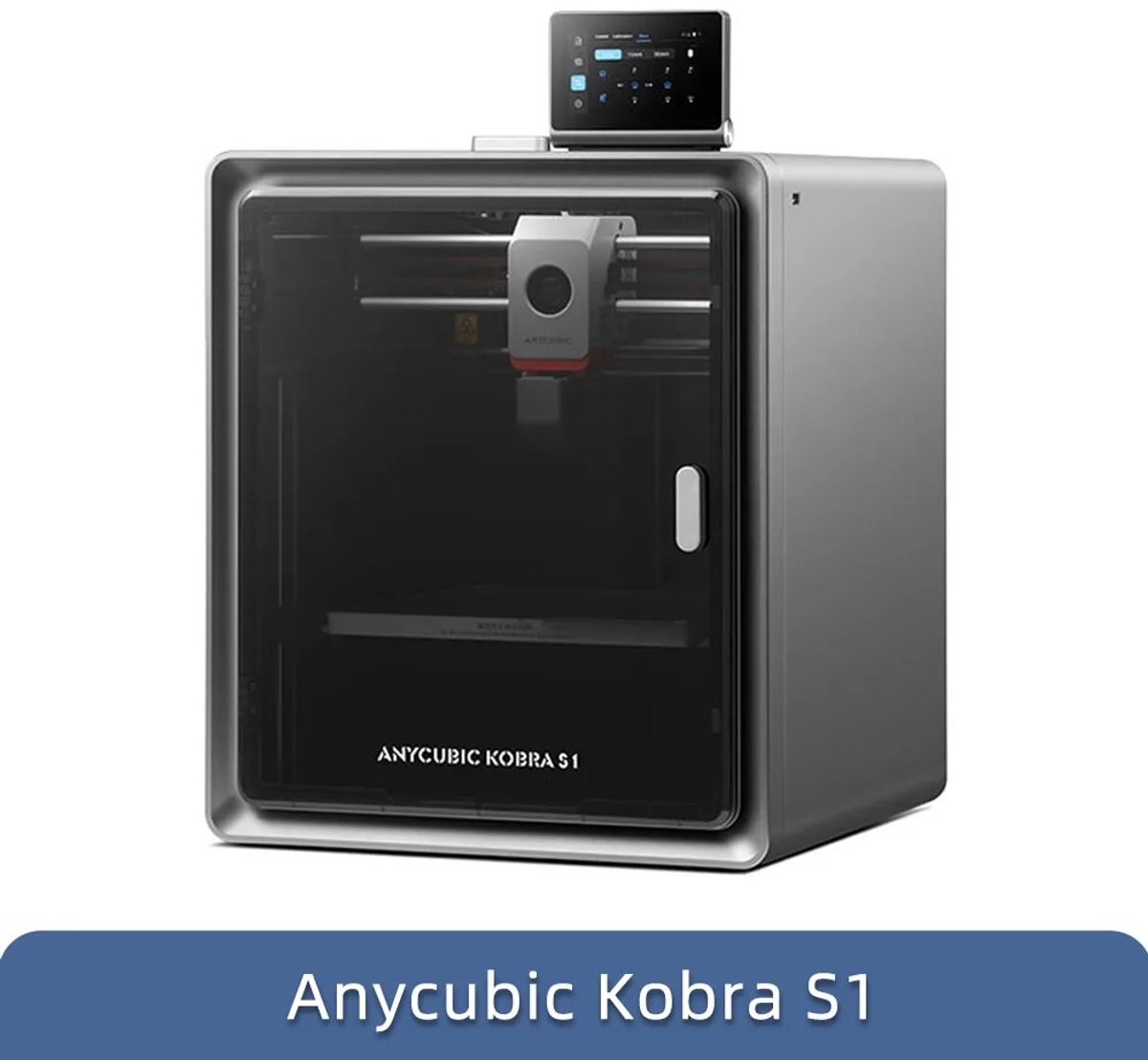 NaevaMi 3D Printer - 3D-printers - 3D Printer Voor Beginners - Ultra Stille 3d printer - CoreXY - Kobra S1 Snelle 3D-printer Tot 600 mm/s - Multicolor Mogelijkheden - 320°C Hotend - Automatische Leveling - Zwart