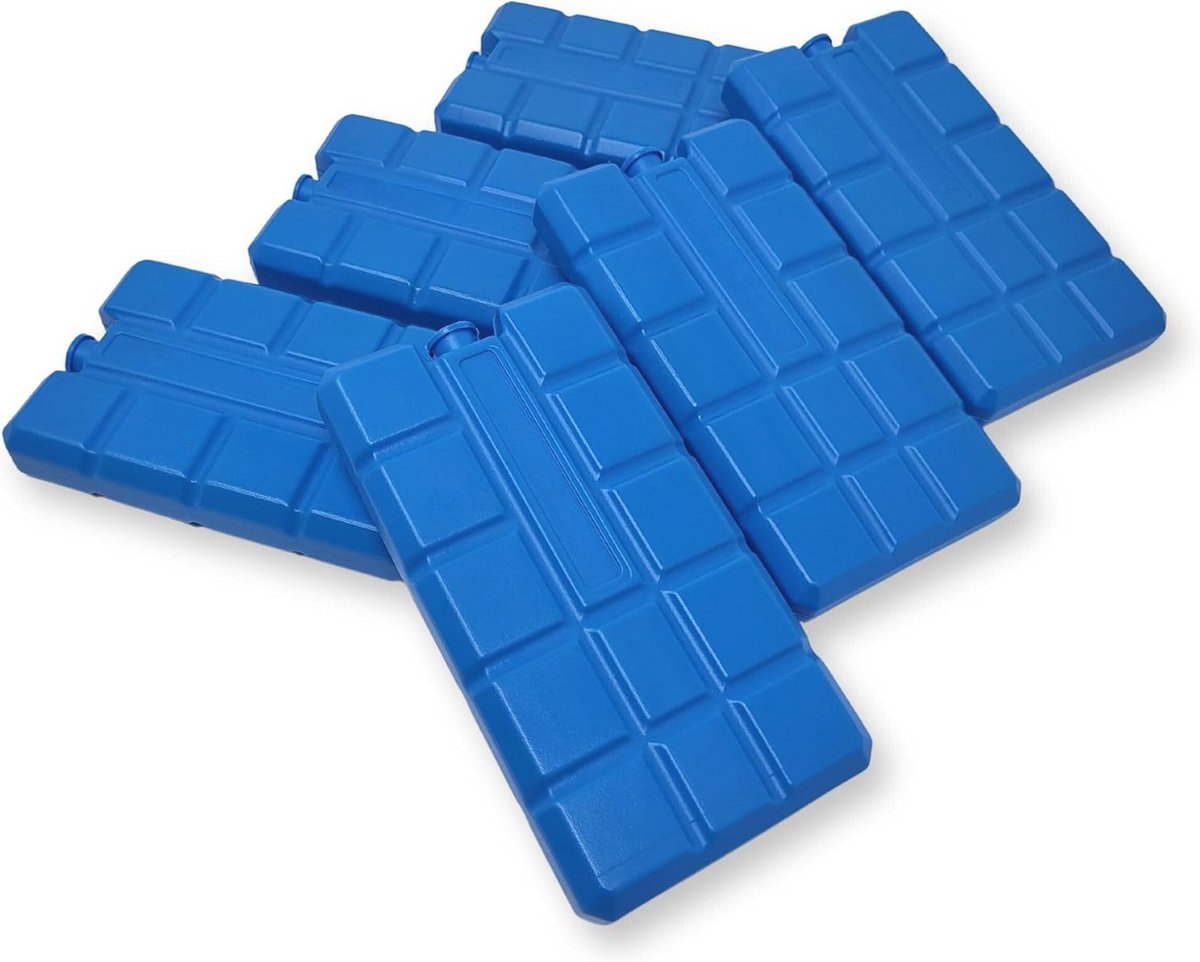 Set van 6 Koelaccu's van 400 ml - Herbruikbare Koelelementen voor Koeltas en Koelbox - BPA-vrij Kunststof - Ideaal voor Picknick, Reizen en Camping