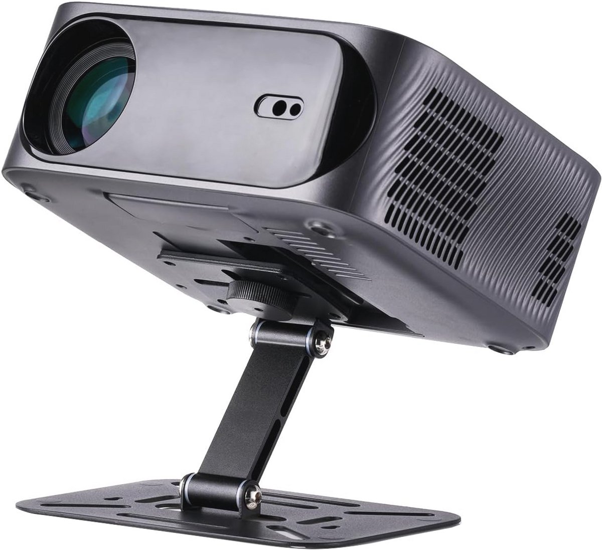 Mini Projectorstandaard voor Plafond en Wand - Ultra Compact, Eenvoudige Installatie met 180 Graden Rotatie, Lichtgewicht 295g