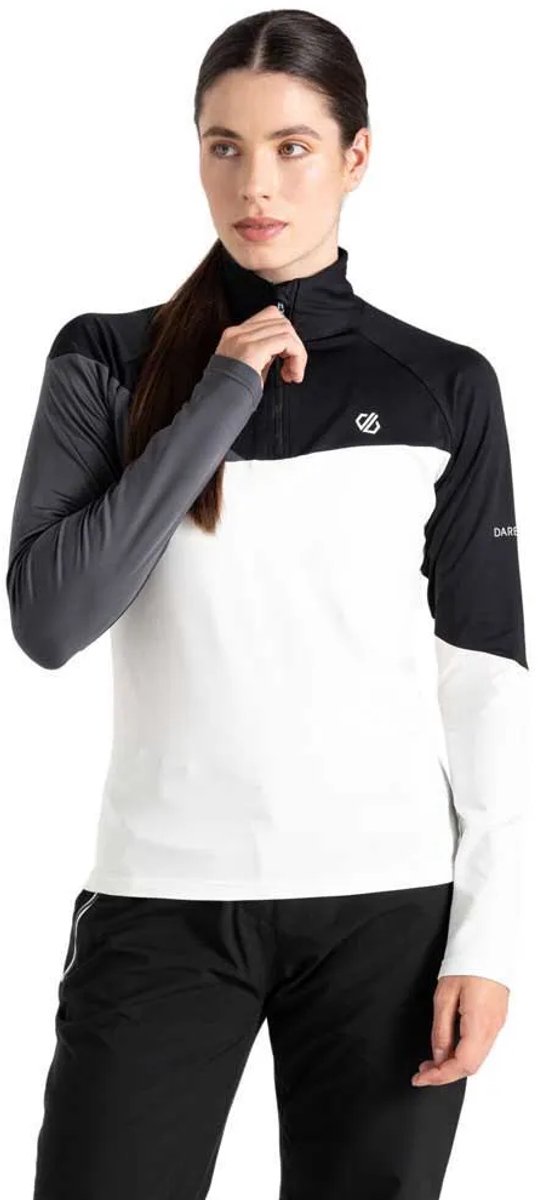 Dare2b Ice Ii Core Stretch Sweatshirt Met Halve Rits 32 Vrouw Zwart