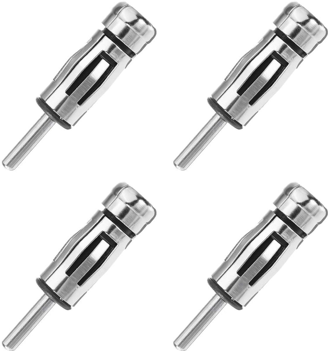 stuks autoradio-antenneadapter, ISO naar DIN-antenneadapter, vervanging voor autoradio, universele converter voor aansluiting op vrachtwagens, SUV's, auto's, audio, hoofdunits, radio's, stereo-ontvangers en antennes