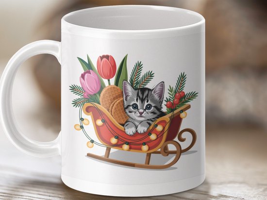 Kawaii Kat Leuke Manga Anime Katten op Mokken