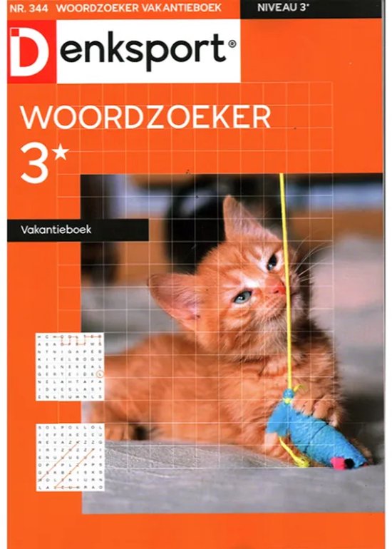 Denksport Woordzoeker Vakantieboek - 344 2025