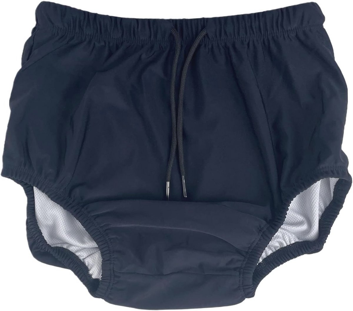 Herbruikbare zwemluiers voor volwassenen - Wasbare luiers voor incontinentiebescherming - Uniseks (S, blauw)