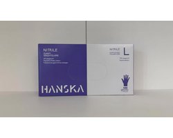 Disposable Nitrile Gloves - Powder-Free - Medical and Food Handling - 100 Pack, Size L