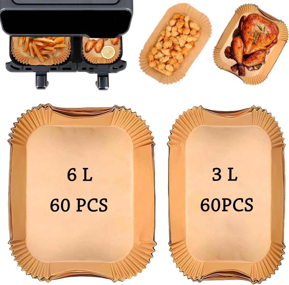 Baking paper - Air Fryer - Philips Airfryer serie 3000