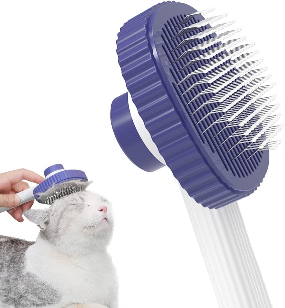 Huisdier Borstel voor Honden en Katten - Zelfreinigende Slicker Borstel voor Lang- en Korthaar