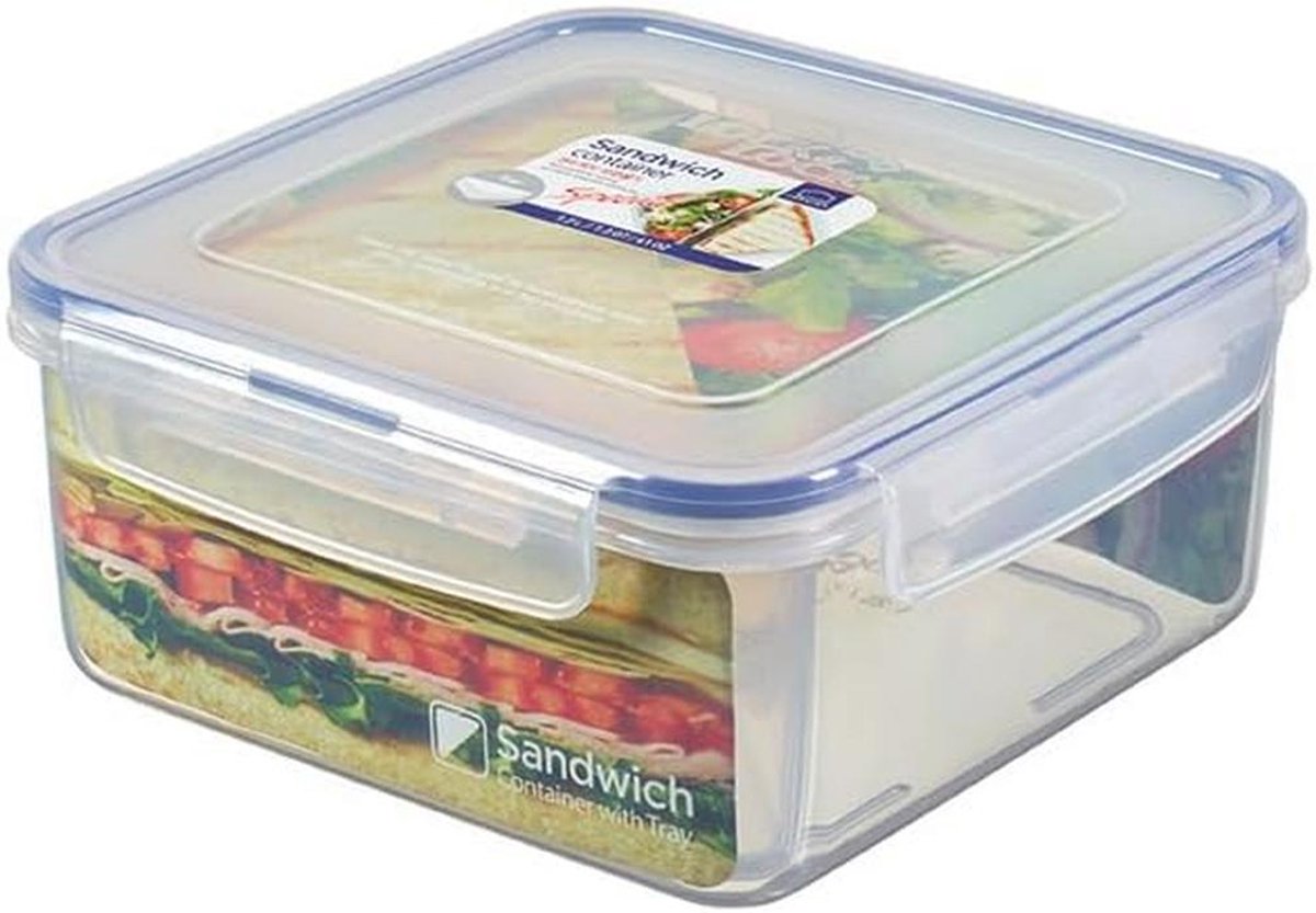 Luchtdichte Sandwich Box met Scheidingswand - 1,2 l - Vaatwasser- en Magnetronbestendig