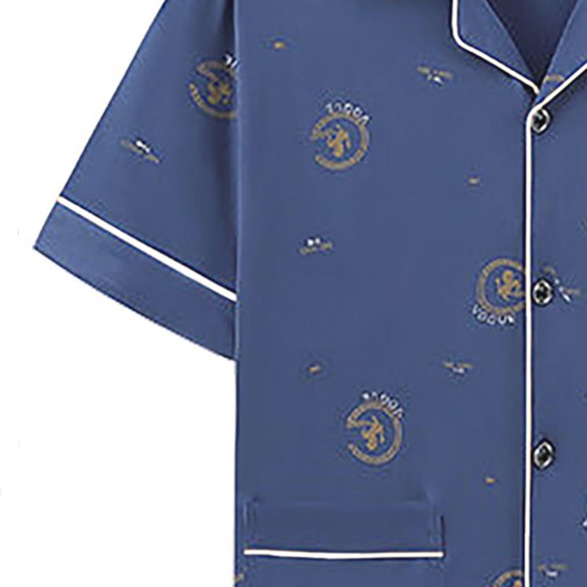 Katoenen Pyjama Heren Lange Mouwen Plus Size Casual Huiskleding