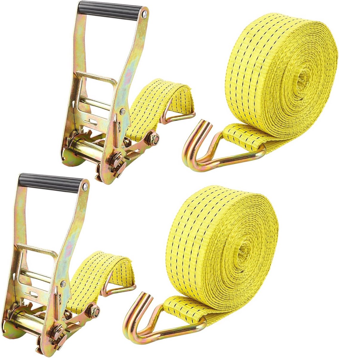 Set van 3 spanbanden met ratel voor optimale bevestiging