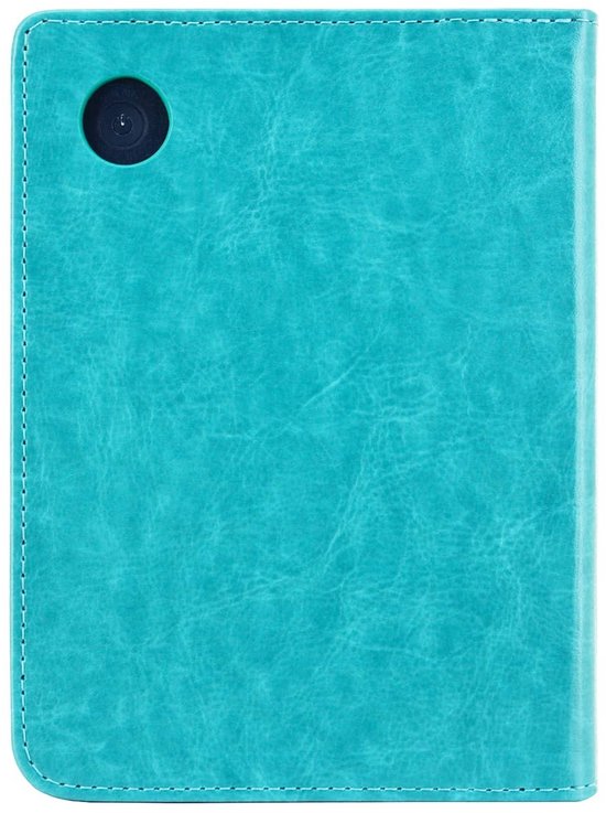 Luxe Hoesje - Sleepcover Geschikt voor Kobo Clara BW - Book Case Hoes Cover - Turquoise - ereader hoesje - cover van Luxe — afbeelding 2