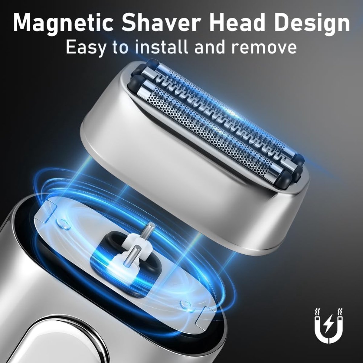 Elektrisch Mini Scheerapparaat USB Oplaadbaar Waterdicht - afbeelding 3