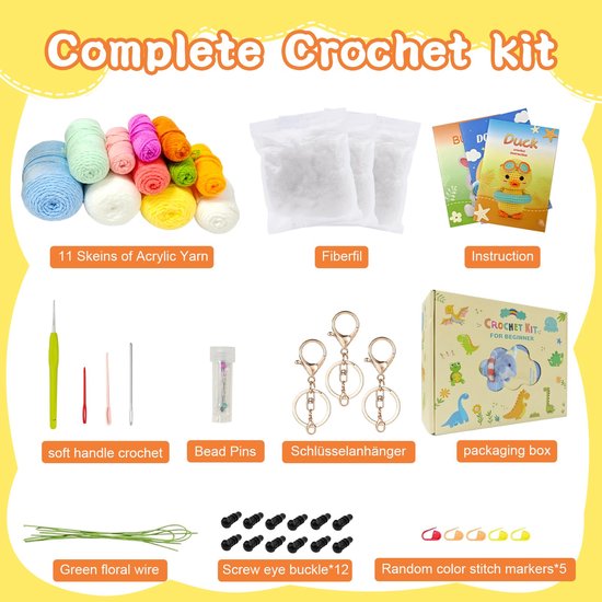 IMPERATORIS® Creative Haakpakket/Haken pakket Haakset - Inclusief Breinaalden - Voor Volwassenen en Beginners van IMPERATORIS® — afbeelding 2