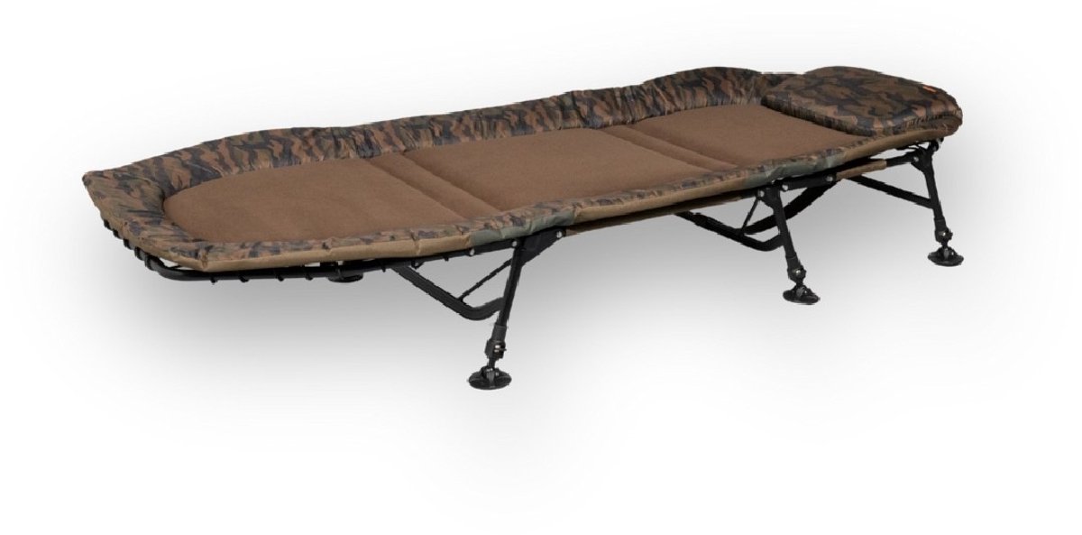 Skarp Camo Compact Bed - karper stretcher - 6 verstelbare poten