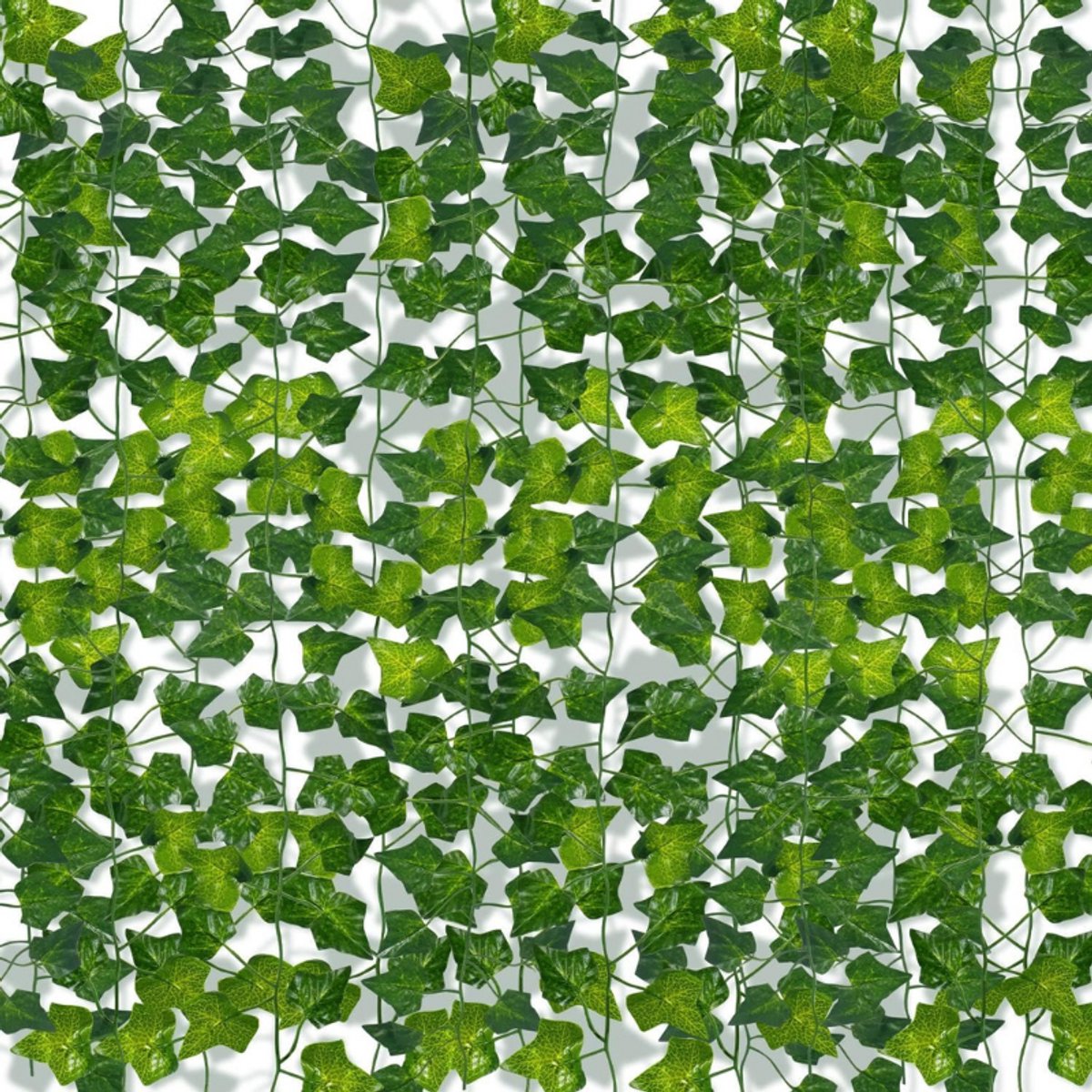 BOG Kunstmatige Klimop Girlande Set - 2,1m Klimop Lianen - 42 Stuks Decoratieve Groene Nepplanten Voor Huis Tuin En Evenement - Duurzaam En Natuurlijk GROENTE