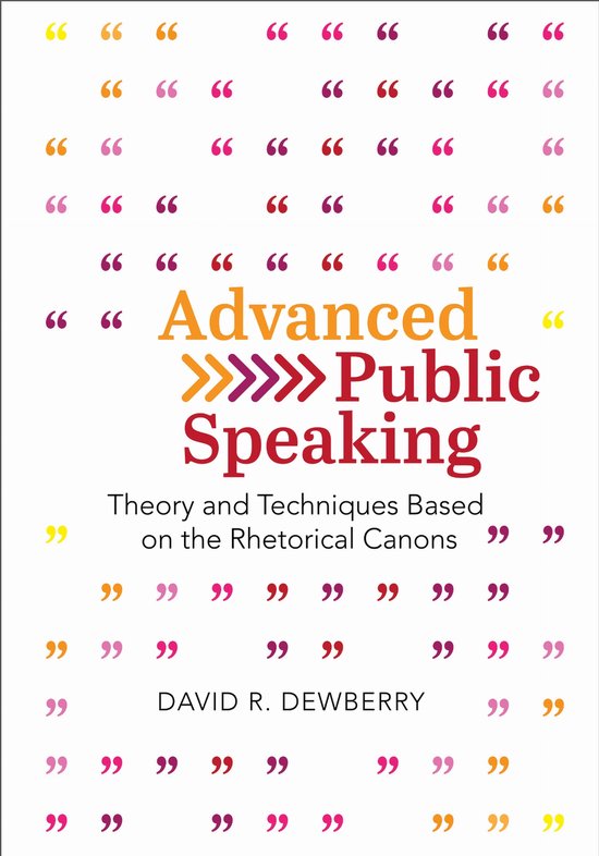 Advanced Public Speaking - cover