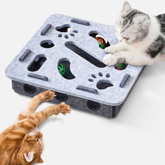 Kat worstelhandschoen veilige interactieve kat worstelpop met stevige