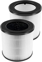 Filtres à Air BLUTENET 2 Pièces Compatibles Philips Série 600 AC0650/10 AC0651/10 - HEPA 3 En 1 Charbon Actif