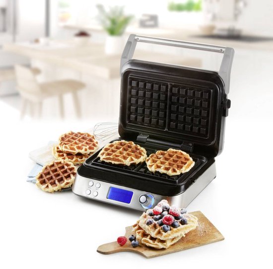 Domo DO9280W Wafelijzer - Belgische Wafels - XL Wafe   Wit 1101070569
