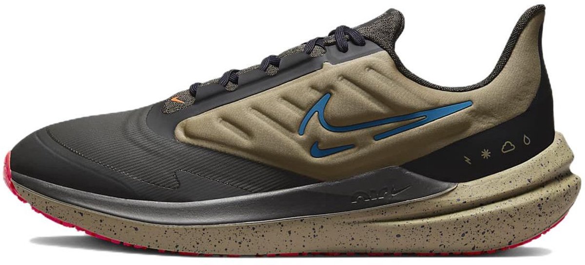 Nike Air Winflo 9 Shield Hardloopschoenen” Groen