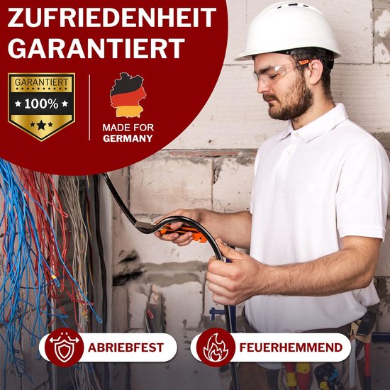 MAS Premium Van 5 tot 100 m kunststof slangkabel H03VV-F 2X0,5, 2X0,75