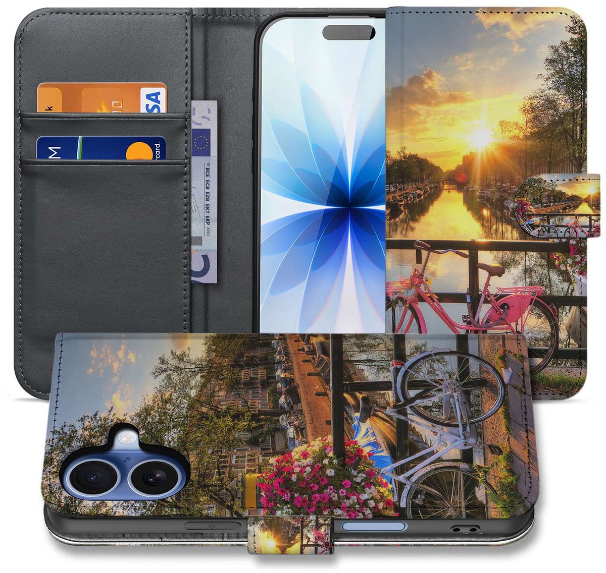 Apple iPhone 17 Flip Cover Bookcase Amsterdamse Grachten