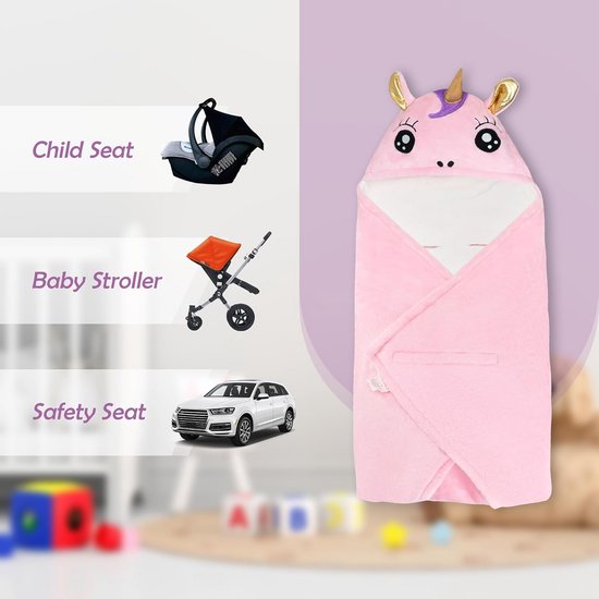 Warme Baby Inbakerdoek & Voetenzak voor Kinderwagen - 100% Katoen — afbeelding 4