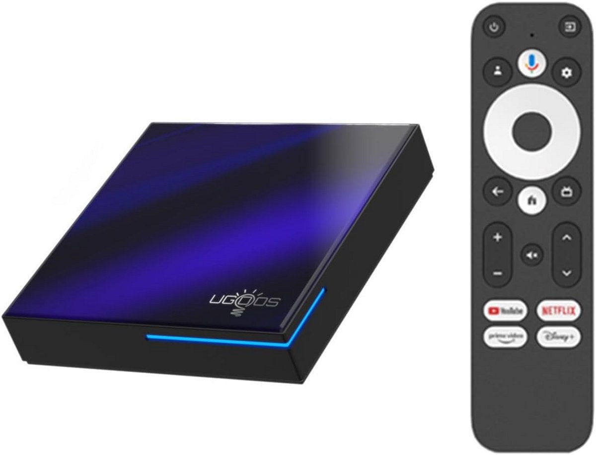 Android TV Box 12.0 met 4GB RAM & 32GB ROM - WiFi 6, 4K HDR, Bluetooth 5.2