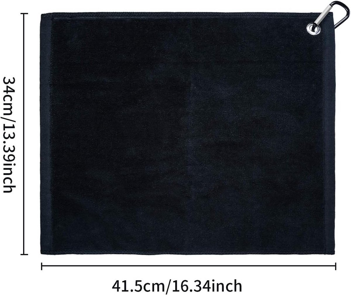 Microfiber Golf Handdoek - 2 Pack Schoonmaakdoeken voor Golf, Yoga, Camping en Gym