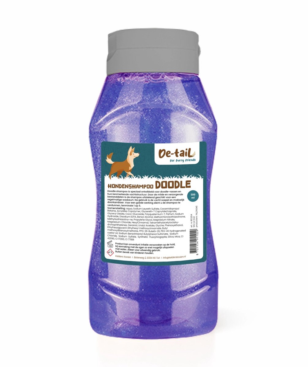 De-Tail Hondenshampoo voor Doodles 500 ml