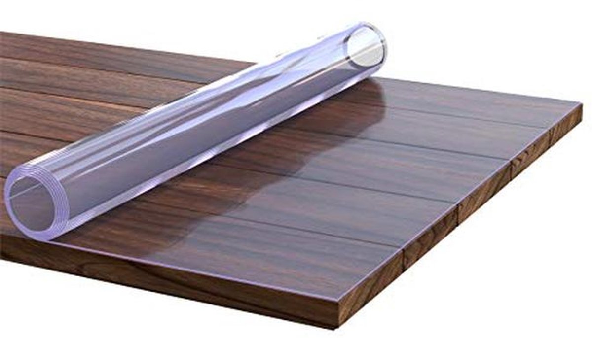 ANRO Tafelkleed tafelfolie beschermfolie tafelbescherming 2mm dik transparant 80x210cm