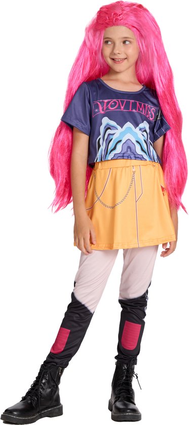 Joya Kids® K-pop Stijl Meisjes Verkleedset | Geïnspireerd op de Demonenjagers Helden | Verkleed Kostuum voor Kinderen | Verkleedkleding voor Carnaval & Halloween | Stoere Outfit Meisje | Maat 120 - 130 | 6-8 Jaar | Medium