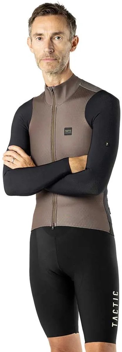 Tactic Signature Trui Met Lange Mouwen Bruin XL Man,Vrouw