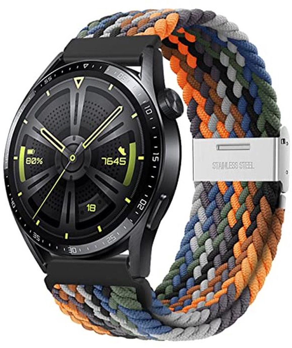 Elegante en Comfortabele Elastische Armband met Verstelbare Roestvrijstalen Gesp voor Smartwatch en Horloges