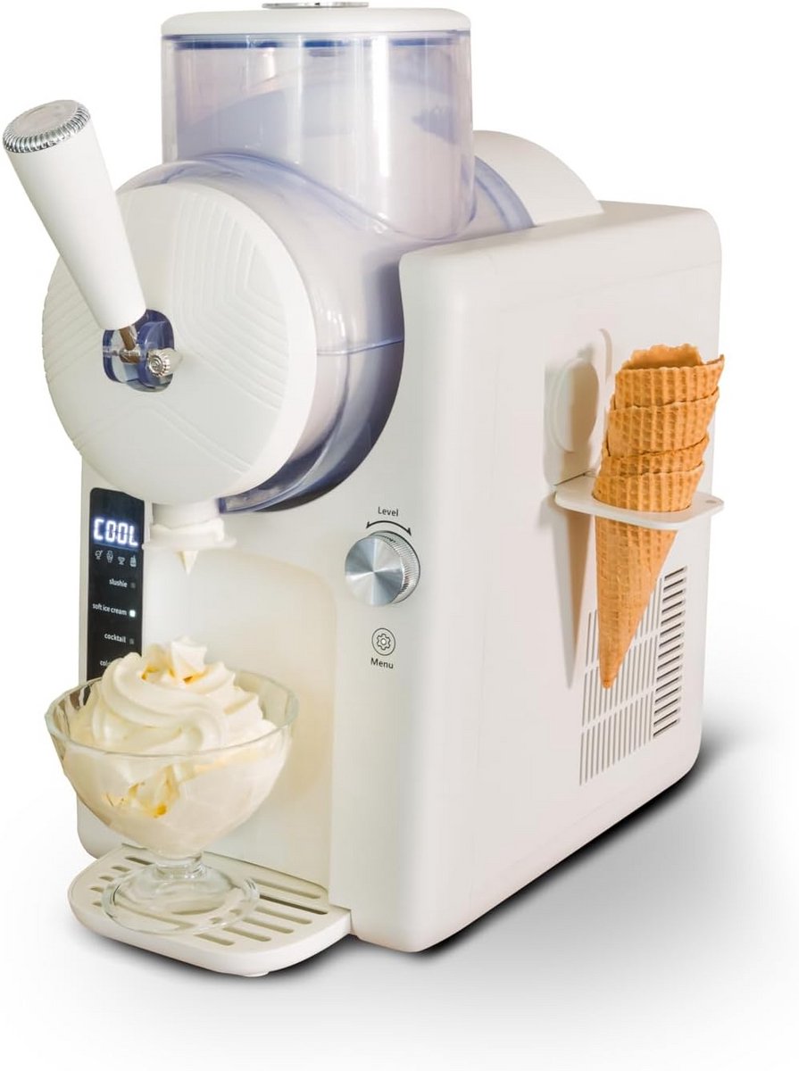 2-in-1 Slush en Softijsmachine voor IJskoude Verfrissingen