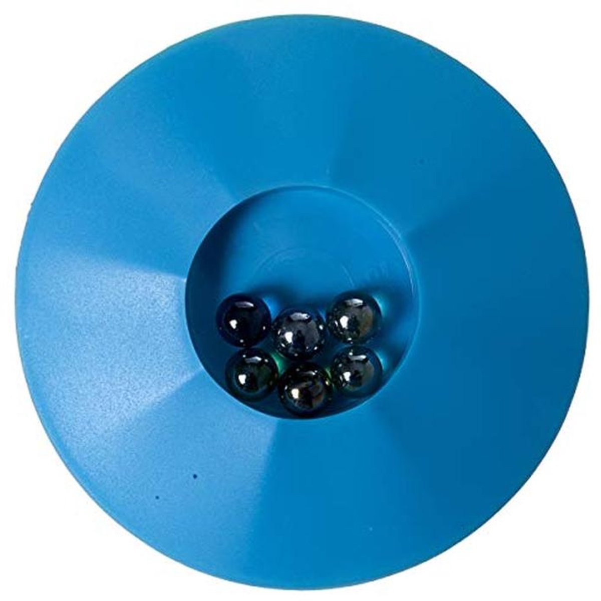 Kleine marmerpot met 6 knikkers - 17 cm - Speelgoed voor kinderen