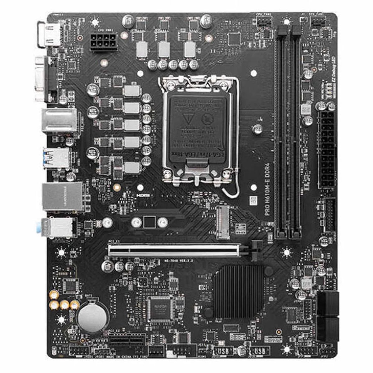 MSI PRO H610M-E DDR4 moederbord thumbnail 3