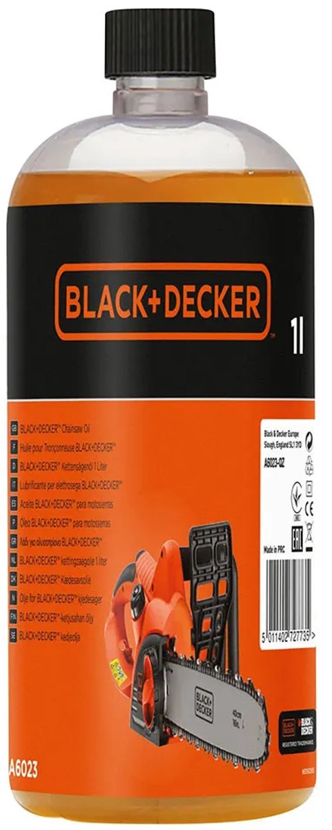 BLACK+DECKER A6023-XJ Kettingzaagolie - 1L - sprayflacon van BLACK+DECKER — afbeelding 2