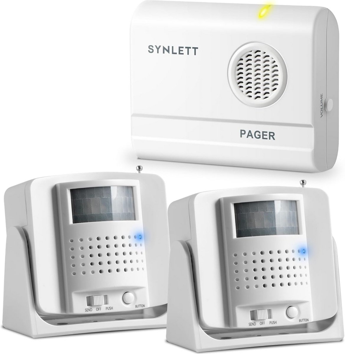 Draadloze Pager met Bewegingssensoren voor Thuiszorg en Valpreventie