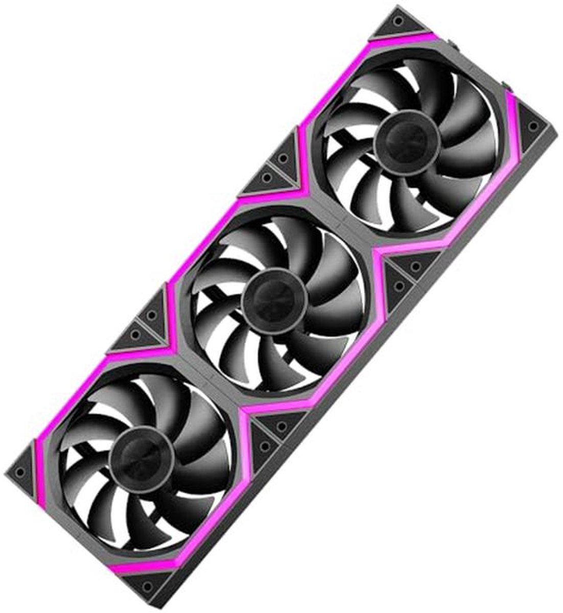 RGB PC Ventilator Set van 3 - 120 mm, 2000 RPM, ARGB & PWM voor Gaming PC