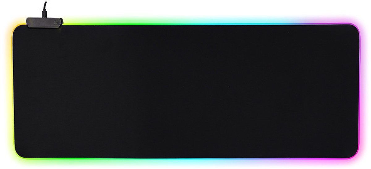 XXL gamingmuismat van 80 x 30 cm met RGB-ledverlichting