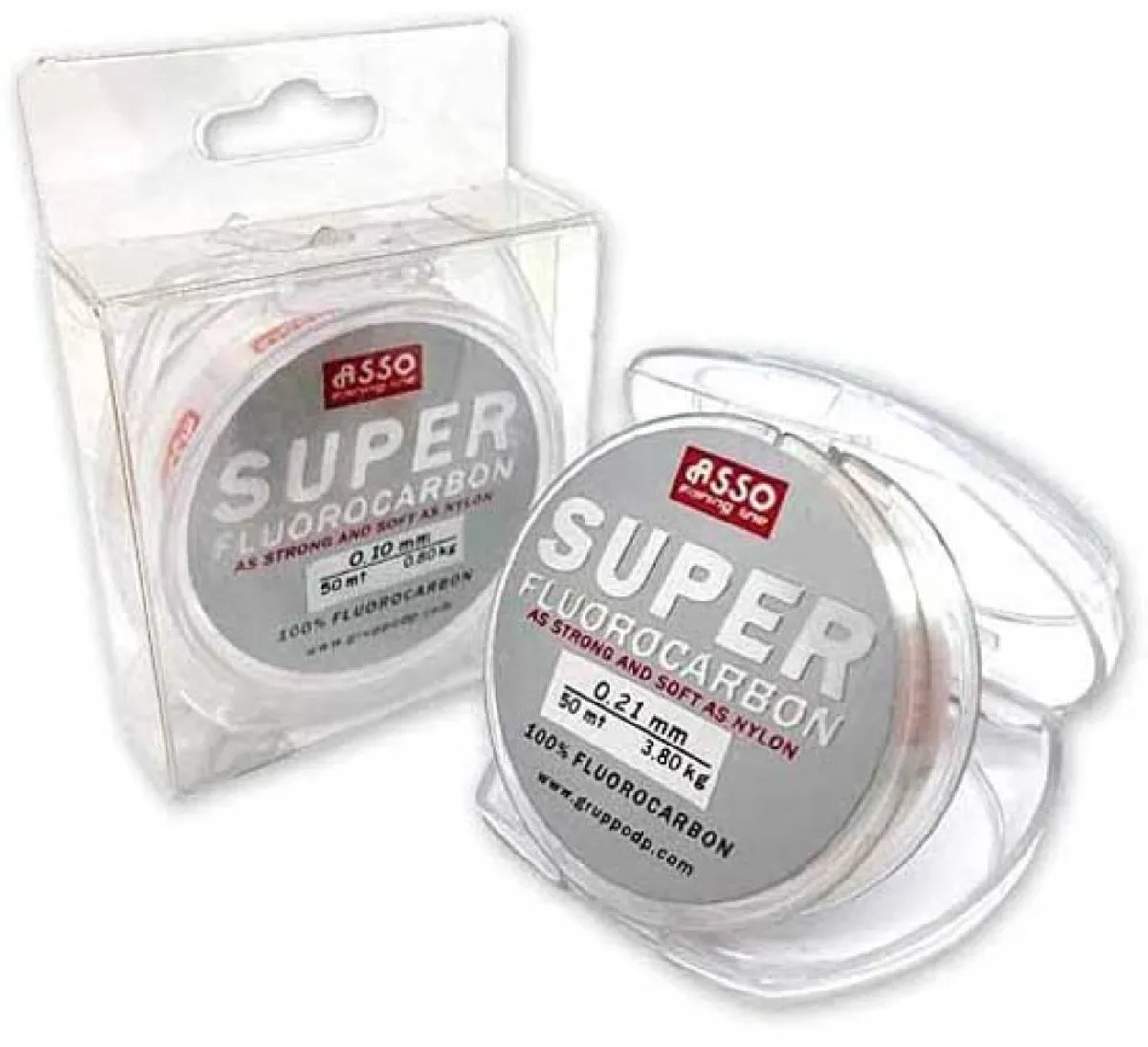 Asso Super 50 M Flurocarbon Transparant 0.130 mm