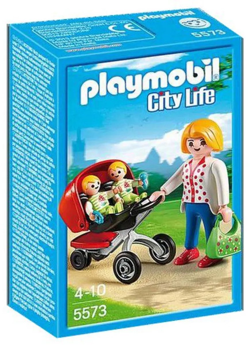 PLAYMOBIL City Life Tweeling kinderwagen - 5573 — afbeelding 14