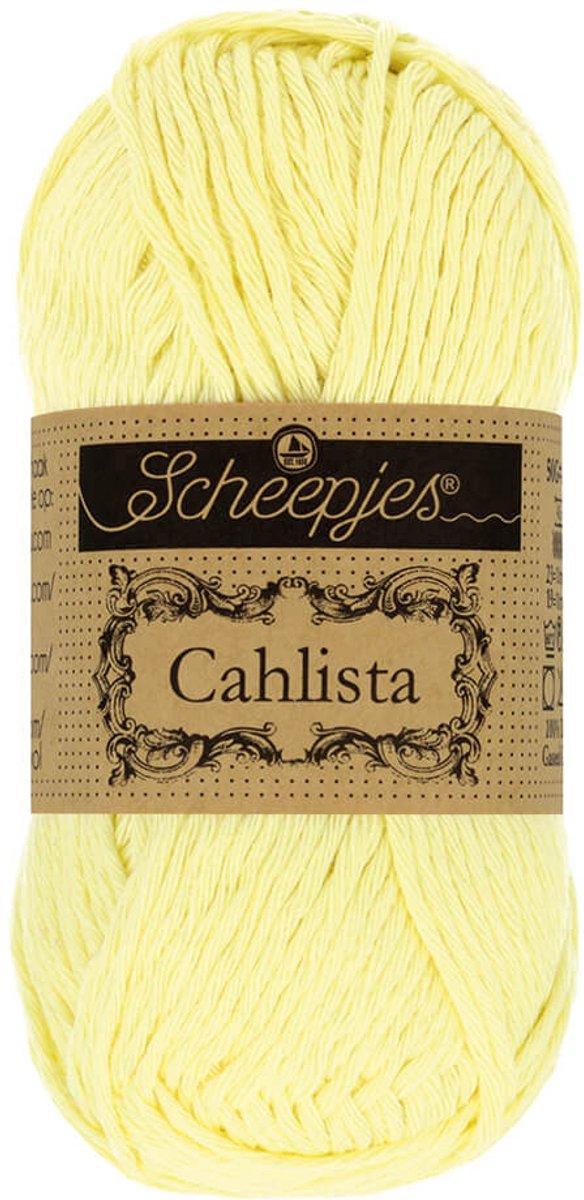 Scheepjes Cahlista Lemon Chiffon (100)