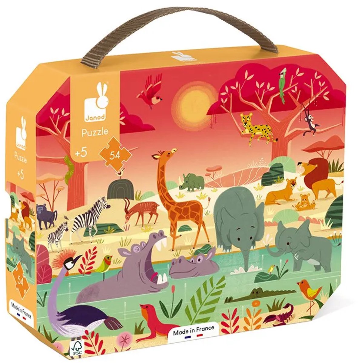 Janod - Puzzel - Dierenreservaat — afbeelding 6