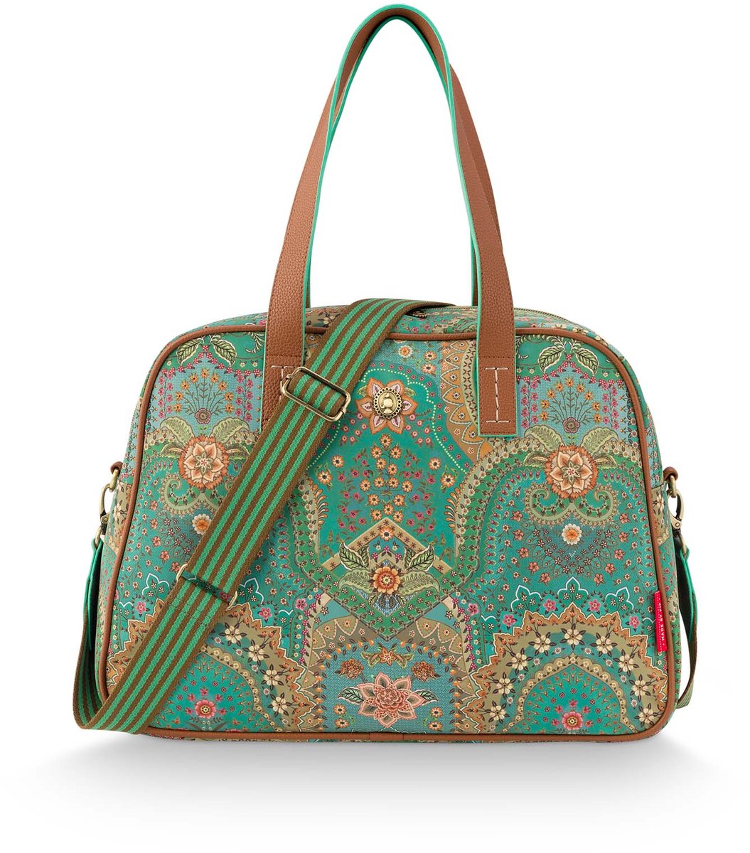 Pip Studio - Tovy Reistas Dames - Weekendtas - Jabali - Groente - 40x15x30cm