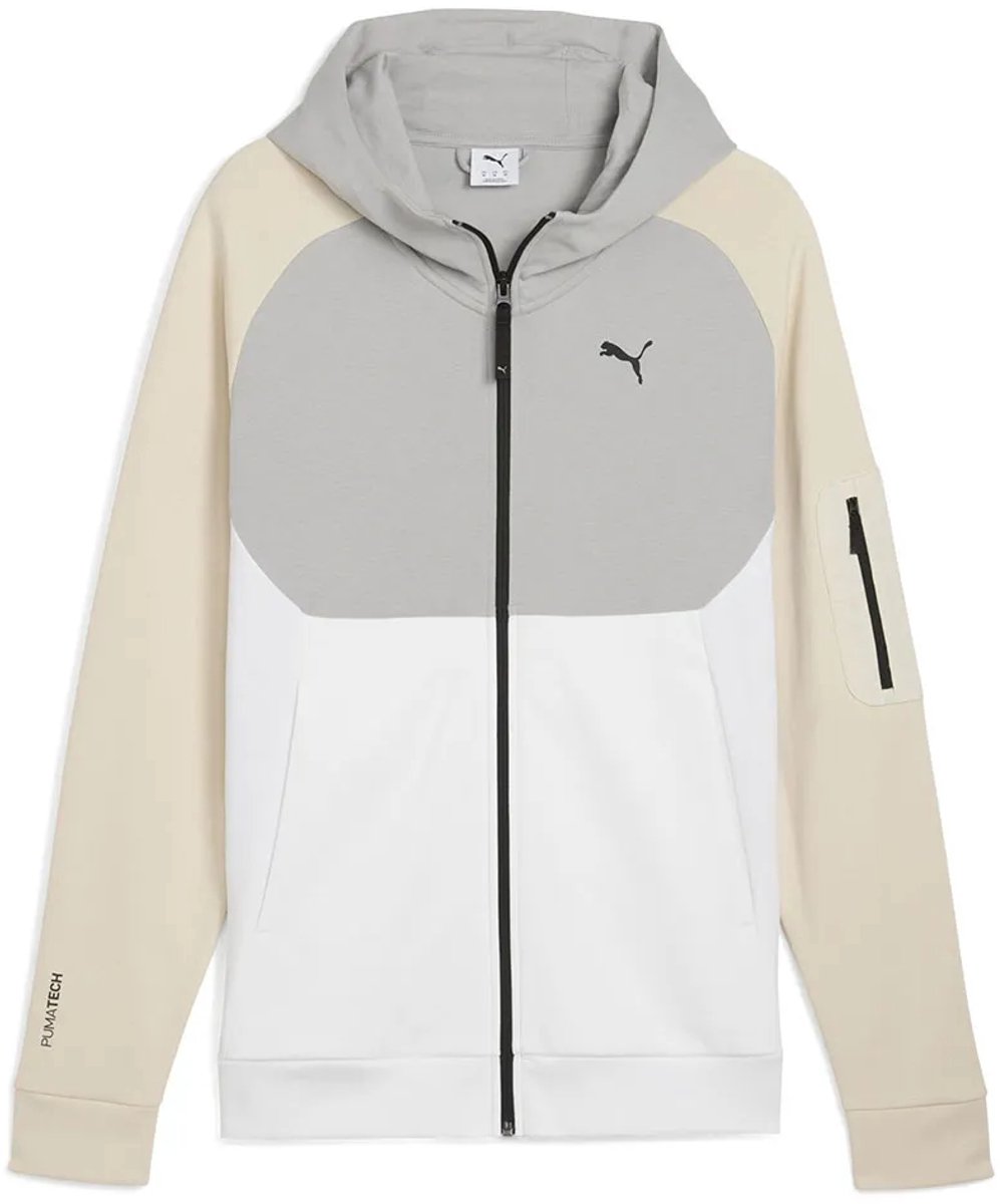 Puma Tech Sweatshirt Met Rits L Man Alpine Snow