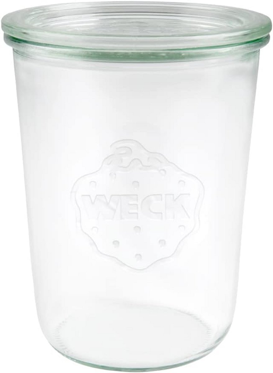 Ronde Inmaakglazen 0,75L Set van 6 - Kookglas voor Inmaken