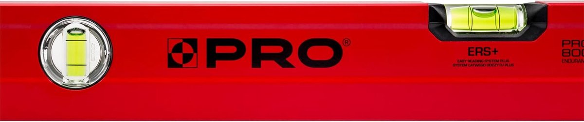 Waterpas 200 cm met Ergonomisch Profiel en Anti Shock Eindkappen
